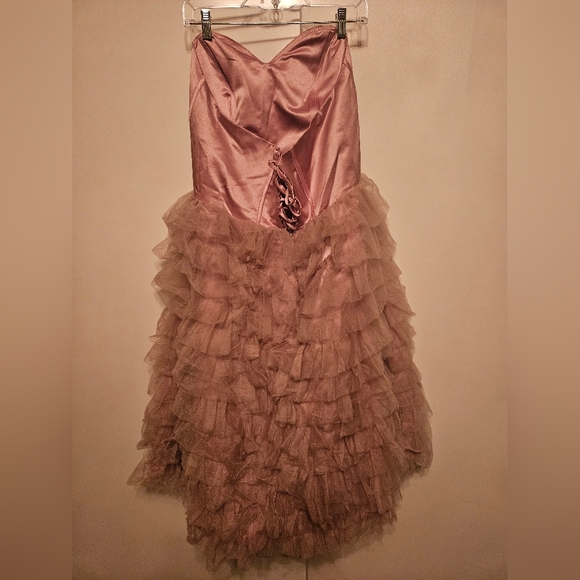 Fun Pink Ruffled Dress - Picture 2 of 3